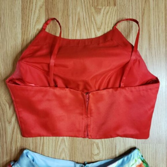 Jovani 2PC Prom Floral Prom Ball Gown - Picture 8 of 12